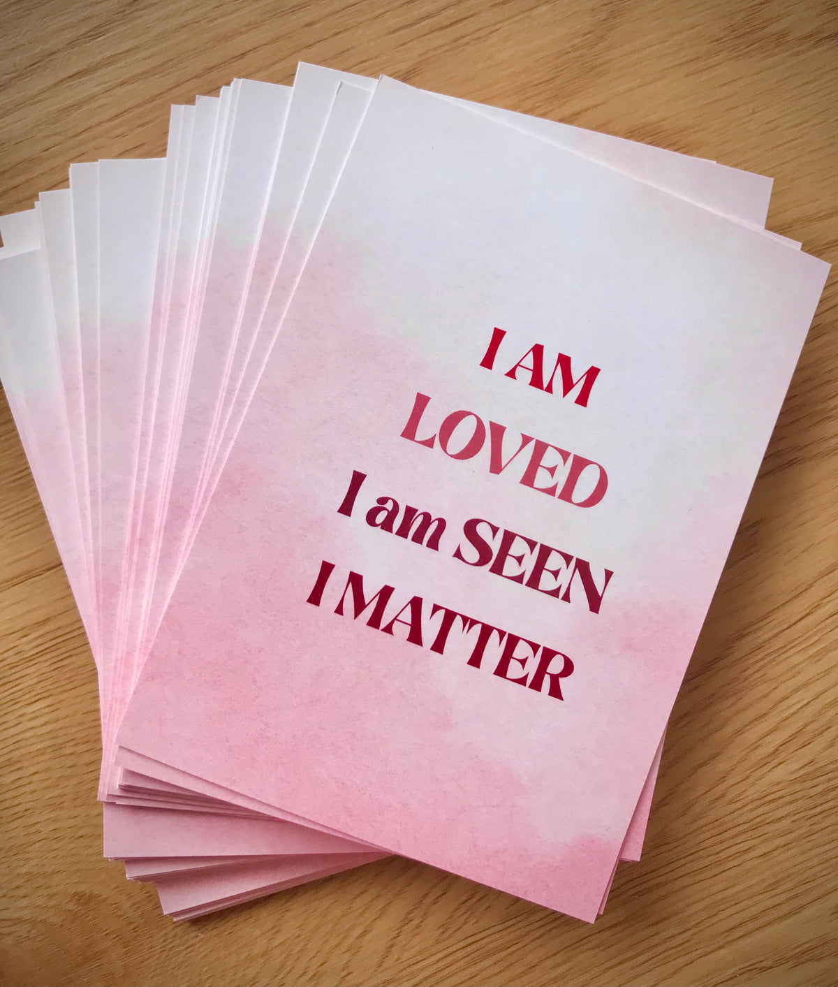 Affirmation Cards - English